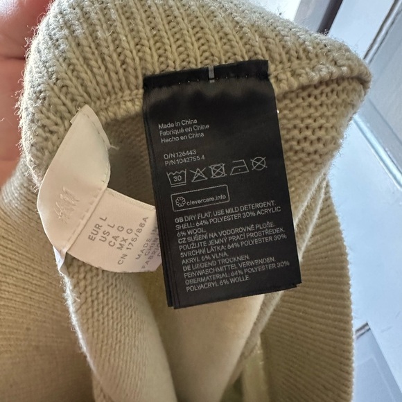 H&M Green Ribbed Maxi Pencil Skirt Casual - Picture 6 of 6